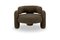 Embrace Cormo Chocolate Armchair by Royal Stranger, Image 2
