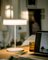 Lámpara de mesa Sin grande en blanco con pantalla II de Antoni Arola, Imagen 9