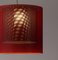 Red and Black Moaré Xl Pendant Lamp by Antoni Arola 3