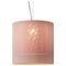 White and Red Moaré XL Pendant Lamp by Antoni Arola 1