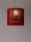 Red and Grey Moaré XL Pendant Lamp by Antoni Arola 2