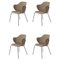 Sand Remix Chairs by Lassen, Set of 4 1