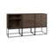 Credenza 49 con struttura in quercia fumé di Lassen, Immagine 2