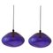 Starglow Violet Pendant Lamps by Eloa, Set of 2 1