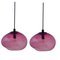 Lampes à Suspension Starglow Violet Irisé par Eloa, Set de 2 2