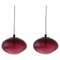 Starglow Red Pendants by Eloa, Set of 2, Image 1