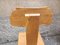 Brutalist Hand Carved Wooden Chairs, 1950s, Set of 4, Image 5