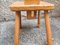 Brutalist Hand Carved Wooden Chairs, 1950s, Set of 4 4