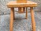 Brutalist Hand Carved Wooden Chairs, 1950s, Set of 4, Image 4
