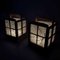 Lanternes Bougeoirs Taishō Shoji, Japon, 1920s, Set de 2 9