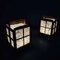 Japanese Taishō Shoji Candleholder Lanterns, 1920s, Set of 2 16