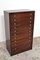 Vintage Chest of Drawers in Walnut, 1950s, Image 9