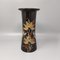 Vase in Hand-Painted Brown Ceramic, Italy, 1970s 1