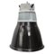 Vintage Industrial Black Enamel Pendant Lights, Image 1