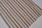 Turkish Handmade Stripe Kilim Rug, 1960s 3
