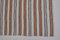 Turkish Handmade Stripe Kilim Rug, 1960s 2