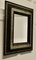 French Empire Gilt Brass and Black Lacquer Wall Mirror 5