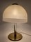Italienische Tischlampe mit Schirm aus Muranoglas von Leucos, 1970er 2