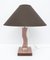 Mid-Century Italian Modern Acrylic Glass and Silver Table Lamp, 1970s 4