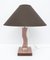 Mid-Century Italian Modern Acrylic Glass and Silver Table Lamp, 1970s, Image 4
