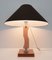 Mid-Century Italian Modern Acrylic Glass and Silver Table Lamp, 1970s 6