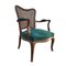 Louis XV Chair with Fishing Butterfly Support with a Backed Grid with Grille 6