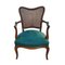 Louis XV Chair with Fishing Butterfly Support with a Backed Grid with Grille 2