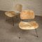 Eames LCM Chairs in Calfs Skin by Charles & Ray Eames for Vitra, 2001, Set of 2 5
