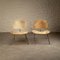 Eames LCM Chairs in Calfs Skin by Charles & Ray Eames for Vitra, 2001, Set of 2 1