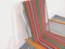 Folding Garden Armchair in Metal and Fabric, 1970s 7