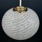 Large Swirl Murano Glass Pendant Lamp from Vetri Murano, Italy, 1970s 2