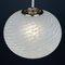 Large Swirl Murano Glass Pendant Lamp from Vetri Murano, Italy, 1970s 4