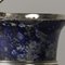 French Lapislazuli and Silver Inkwell by Gustave Keller, 1920s 5