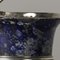French Lapislazuli and Silver Inkwell by Gustave Keller, 1920s, Image 5