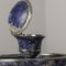 French Lapislazuli and Silver Inkwell by Gustave Keller, 1920s 4