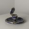 French Lapislazuli and Silver Inkwell by Gustave Keller, 1920s 6