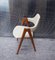 Vintage Danish Compass Chair in Teak & Wool attributed to Kai Kristianen for Sva Mobler, 1980s, Image 4