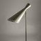 Lampe Modèle Diabolo en Laiton et Métal Laqué, 1950s 6