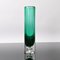 Vintage Green Glass Vase from Schott Zwiesel, 1970s 3