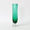 Vintage Green Glass Vase from Schott Zwiesel, 1970s 2