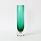 Vintage Green Glass Vase from Schott Zwiesel, 1970s, Image 2
