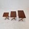 Wooden Nesting Tables, Holland, 1960s, Set of 3, Image 8