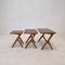 Wooden Nesting Tables, Holland, 1960s, Set of 3, Image 2