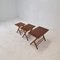 Wooden Nesting Tables, Holland, 1960s, Set of 3 7