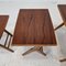 Tables Gigognes en Bois, Hollande, 1960s, Set de 3 11