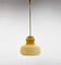 Mid-Century Brass & Glass Pendant Light, 1970s 3