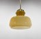 Mid-Century Brass & Glass Pendant Light, 1970s 2