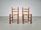 Oak Farmer Dining Chairs, France, 1970s, Set of 12, Image 1