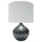 French Grey Stoneware Table Lamp 1