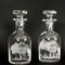 Vintage Etched Stuart Crystal Glass Liqueur Decanters, 1950s, Set of 2 3